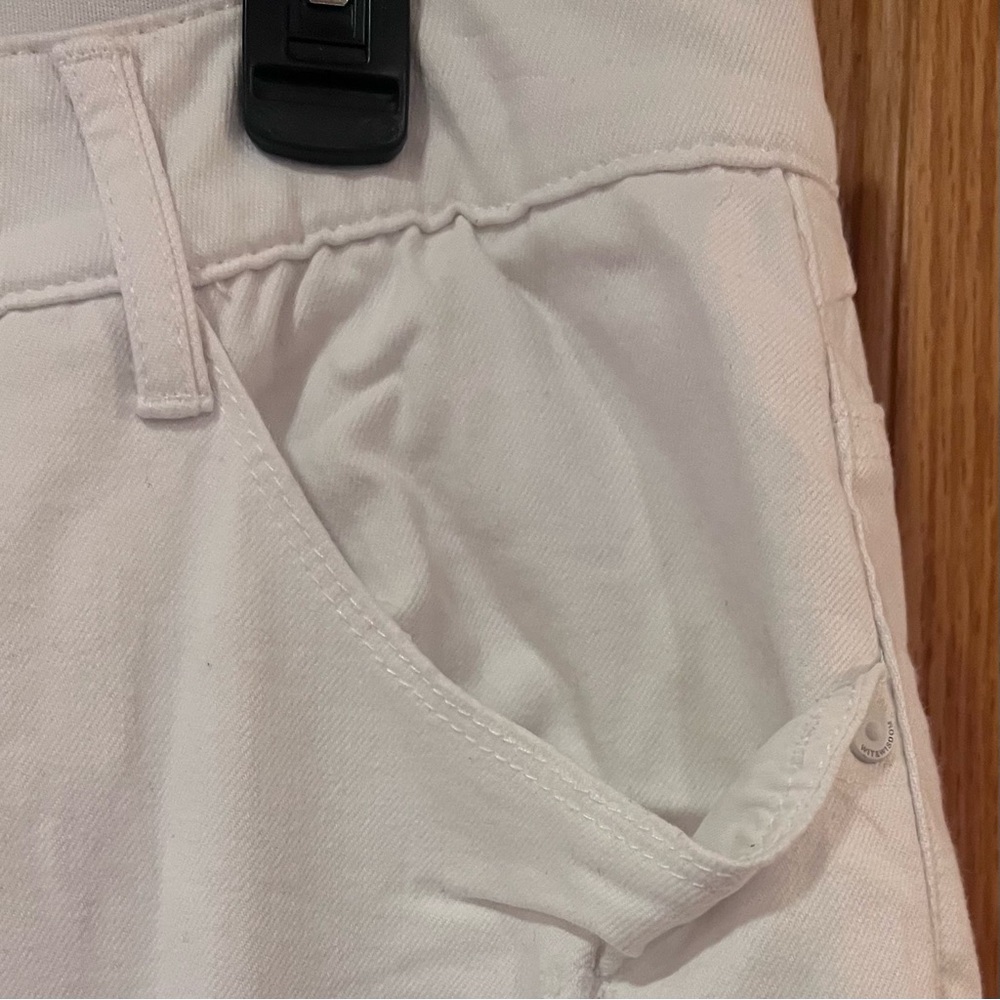 Wit & Wisdom 'Ab'Solution CoolMax High Waist Raw Hem Skinny Jeans White Size 18W - Picture 5 of 10